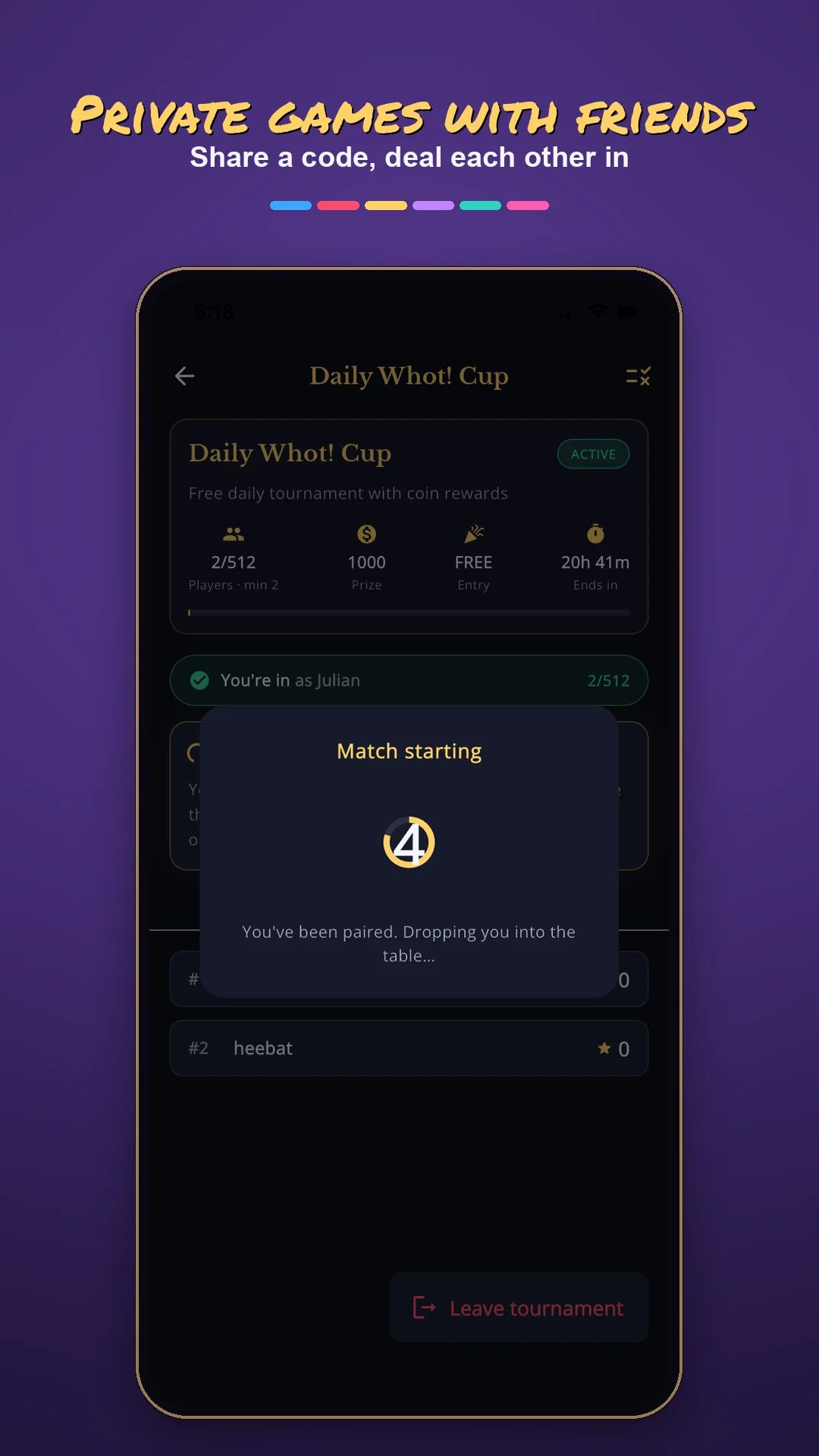 Play Whot — Naija Card Game screenshot